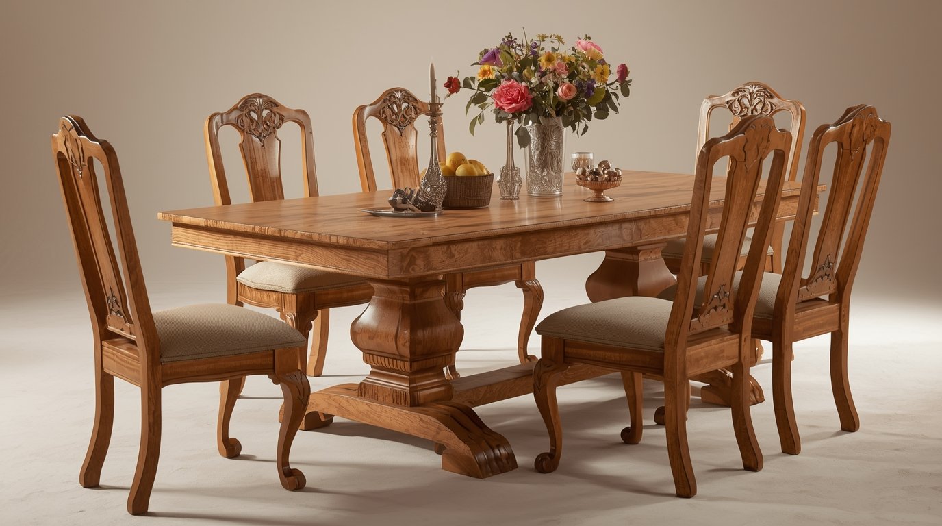 Handgemaakte eettafel van Webclas