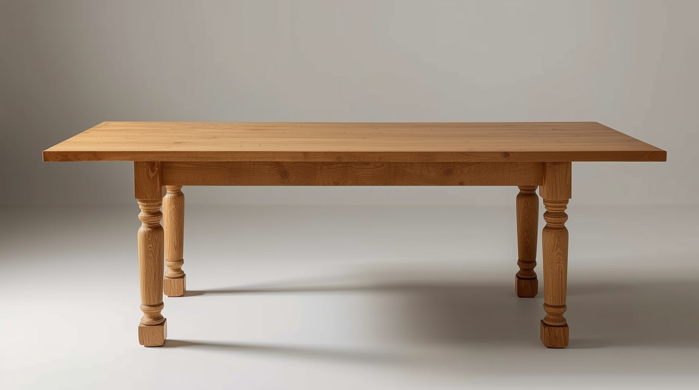 Eiken eettafel gemaakt door Webclas