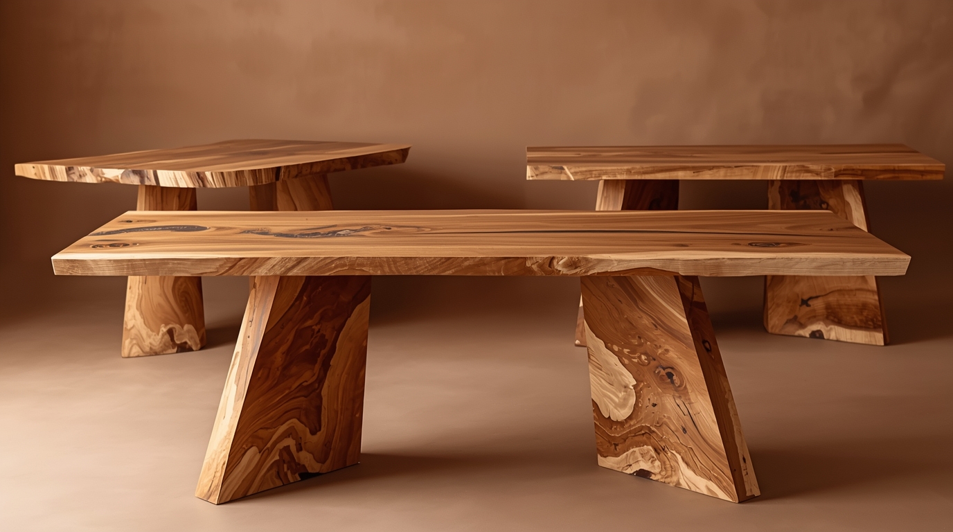 Handgemaakte eettafels van Webclas