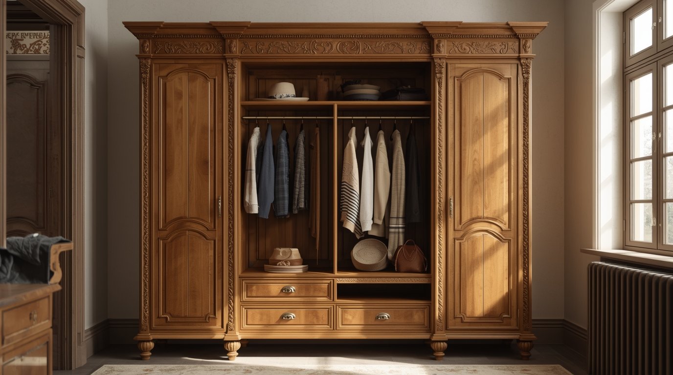 Handgemaakte kledingkast van Webclas